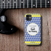 Blauw Retro Water Patroon Otter Kano Aangepaste Na Case-Mate iPhone Case