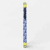 Blauw Retro Waterpatroon Otter Kano Aangepaste Naa Case-Mate iPhone Case (Achterkant/links)