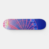 Blauw reuzenrad persoonlijk skateboard (Horizontaal)