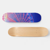Blauw reuzenrad persoonlijk skateboard (Horizontaal)