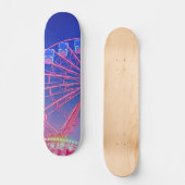 Blauw reuzenrad persoonlijk skateboard (Voorkant)
