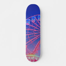 Blauw reuzenrad persoonlijk skateboard