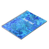 blauw rif notitieboek (Linkerzijde)