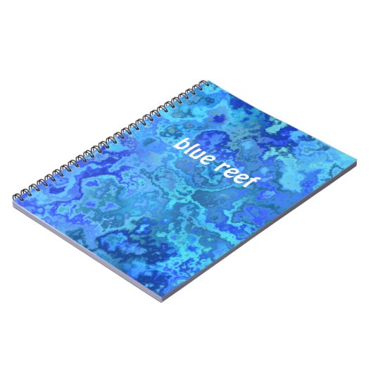 blauw rif notitieboek (Linkerzijde)