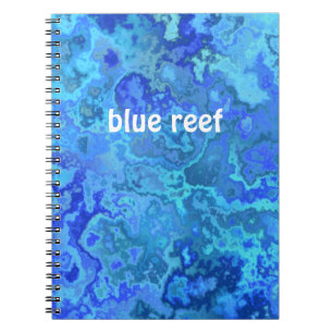 blauw rif notitieboek
