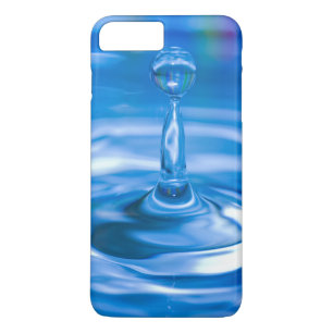 blauw rimpelwater met druppeltje Case-Mate iPhone case
