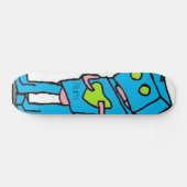 Blauw Robo Bord Skateboard (Horizontaal)