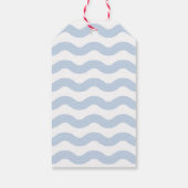 Blauw Rode Appel Afstudeerfeest Favor Geschenkkaar Cadeaulabel (Achterkant)