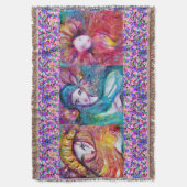 BLAUW-, RODE-, GEEL-, CARNIVAL-MASSA MET CONFETTI DEKEN (Voorkant Verticaal)