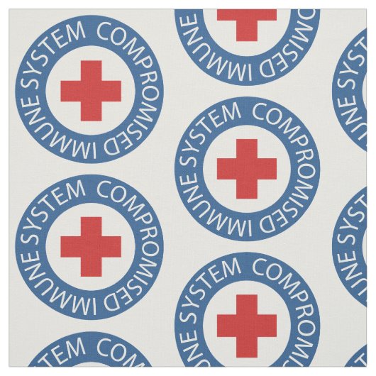 Blauw Rode Kruis - Compromissysteem Stof (Swatch)