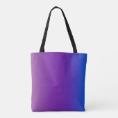 Blauw Rode Stemknoppen Gradiënt Boodschappentas Tote Bag (Achterkant)