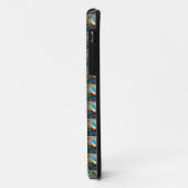 blauw rode zeemeermin hoesje (Achterkant/links)