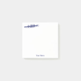 Blauw Roeien Roeiers Ploeg Team Watersport Post-it® Notes