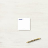 Blauw Roeien Roeiers Ploeg Team Watersport Post-it® Notes (Op bureau)
