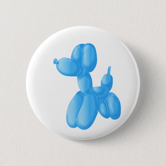 Blauw Ronde Button 5,7 Cm (Voorkant)