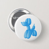 Blauw Ronde Button 5,7 Cm (Voorkant /achterkant)