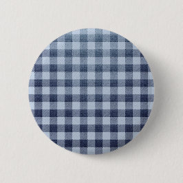 Blauw Ronde Button 5,7 Cm