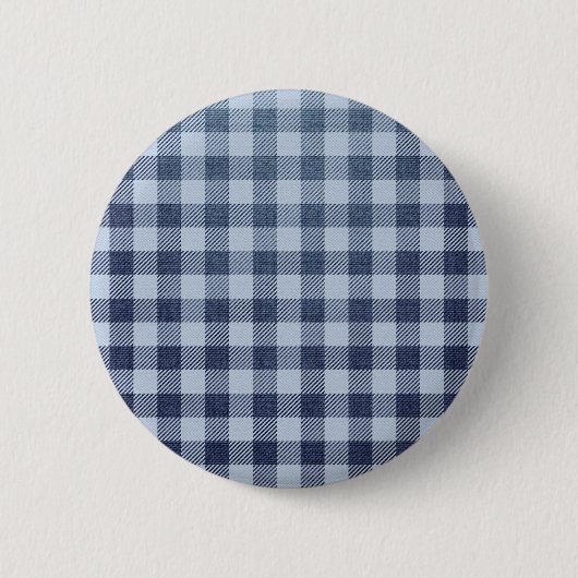 Blauw Ronde Button 5,7 Cm (Voorkant)