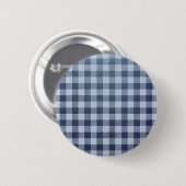 Blauw Ronde Button 5,7 Cm (Voorkant /achterkant)
