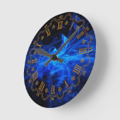 Blauw Ronde Klok (Hoek)