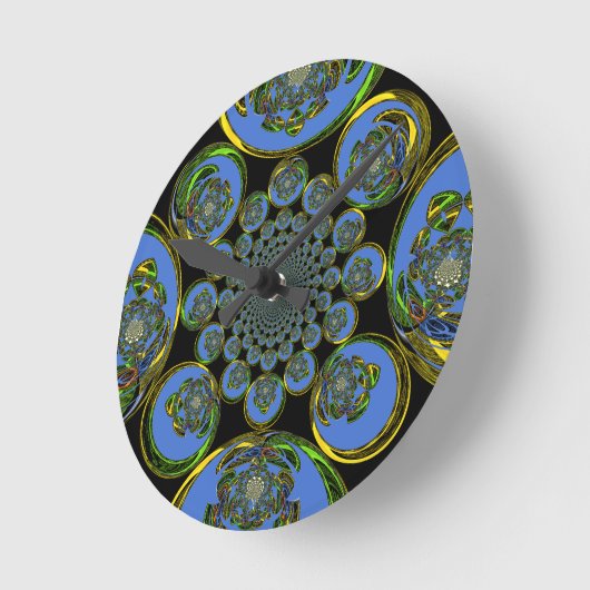  blauw ronde klok (Hoek)