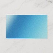 Blauw rondgedraaid visitekaartje (Achterkant)
