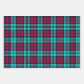 Blauw Rood Campbell Tartan Blackwatch Plaid Inpakpapier Vel (Voorkant 3)