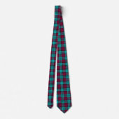 Blauw Rood Campbell Tartan Blackwatch Plaid Stropdas (Achterkant)