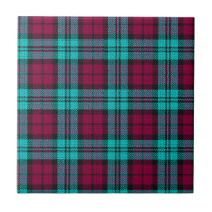 Blauw Rood Campbell Tartan Blackwatch Plaid Tegeltje