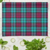 Blauw Rood Campbell Tartan Blackwatch Plaid Theedoek (Gevouwen)