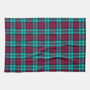 Blauw Rood Campbell Tartan Blackwatch Plaid Theedoek