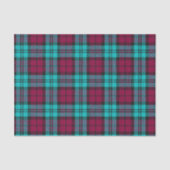 Blauw Rood Campbell Tartan Blackwatch Plaid Tissuepapier (Voorkant)