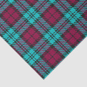 Blauw Rood Campbell Tartan Blackwatch Plaid Tissuepapier (Detail)