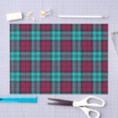 Blauw Rood Campbell Tartan Blackwatch Plaid Tissuepapier (Craft)
