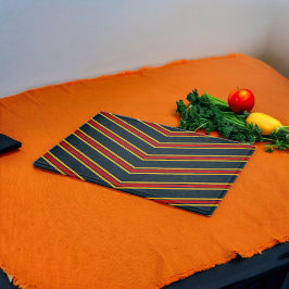 Blauw Rood Chevron Strepen Snijplank