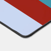 Blauw rood en Paarse streepjespatroon Bureaumat (Hoek)