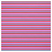 Blauw, rood, en Violet Striped/Lined Pattern Stof (Swatch)