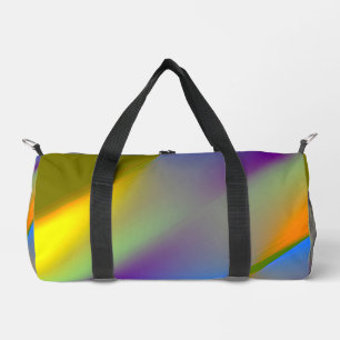 Blauw rood geel groen abstract patroon oranje paar plunjezak