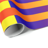 Blauw Rood Geel Strepen Cadeaupapier (Rol Hoek)