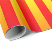 Blauw Rood Geel Strepen Cadeaupapier (Rol Hoek)