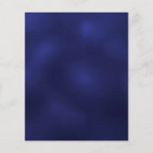 Blauw rood goud kerstballen Uitnodiging kerstfeest (Achterkant)