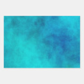 Blauw rood groen inpakpapier vel (Voorkant)