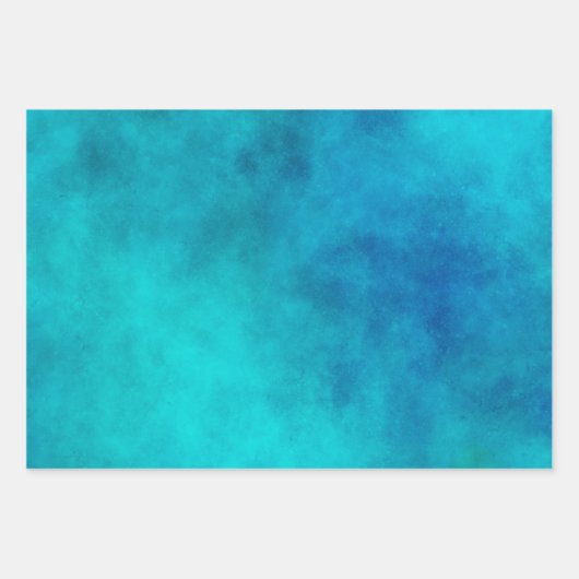 Blauw rood groen inpakpapier vel (Voorkant)