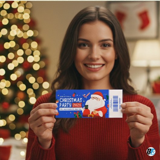 Blauw & Rood Kerstfeest Toegangsticket
