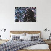 Blauw & Rood NGC 5068 | JWST Canvas Afdruk (Insitu (Slaapkamer))
