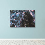 Blauw & Rood NGC 5068 | JWST Canvas Afdruk (Insitu (Houten vloer))
