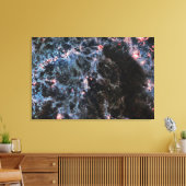 Blauw & Rood NGC 5068 | JWST Canvas Afdruk (Insitu (Woonkamer))