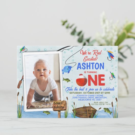 Blauw Rood Ofishal Reel Opgewonden Geviste 1e Verj Kaart (Staand voorkant)