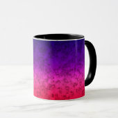 Blauw-rood Ombre Mok (Voorkant rechts)