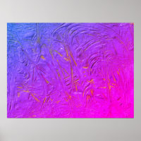 Blauw rood Paars roze geel Trendy Abstract